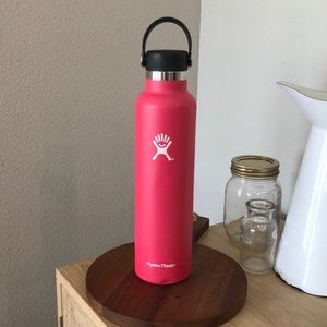 Hydroflask- pink 24 oz standard mouth